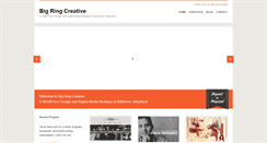 Desktop Screenshot of bigringcreative.com